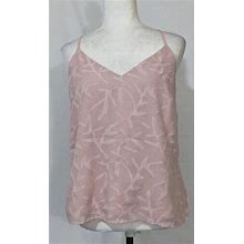 A Day Soft Pink Bamboo Lace Lg Layered Cami Top Aly