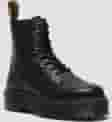 Dr. Martens, Jadon Iii Boot Pisa Leather Platforms Boots In Black, Size W 12