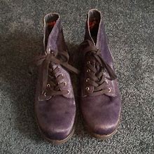 Sam Edelman Shoes | Sam Edelman Navy Calf Hair Ankle Boots | Color: Black/Blue | Size: 10