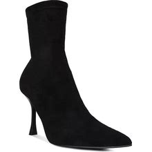 London Rag Tweeple Women's Stiletto Ankle Boots, Size: 7, Black