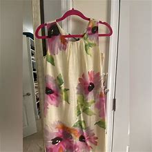 Loft Dresses | Floral Print Ann Taylor Loft Shift Dress Size 4P | Color: Pink/Purple | Size: 4P