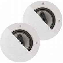 Acoustic Audio Csic64 Frameless In Ceiling 6.5" Speaker Pair 3 Way Home Theater Speakers