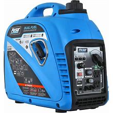 Pulsar 2,200W Portable Dual Fuel Quiet Inverter Generator With USB Outlet & P...