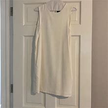 Blaque Label Dresses | Blaque Label White Shift Dress | Color: Cream/White | Size: Xs