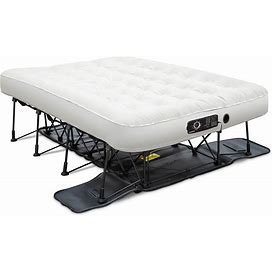 Ivation EZ-Bed (Full Size) Air Mattress With Deflate Defender™ Technology Dual Auto Comfort Pump & Dual Layer Laminate Material - Airbed Frame &