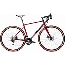 Triban Grvl 520 Subcompact Gravel Bike In Red, Size XL/6'2" - 6'7"