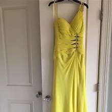 Nordstrom Dresses | Prom Dress. Worn Once. | Color: Yellow | Size: 4