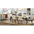 Rooms To Go Savona Ivory 5 Pc Rectangle Dining Room With Wood Top Chairs