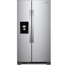 Whirlpool WRS315SDHM 36-Inch Wide Side-By-Side Refrigerator - 24 Cu. Ft. Stainless Steel