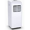 Versatile 8000 BTU (ASHRAE) Portable Air Conditioner With Dehumidification Capability - 13.5" X 12" X 28"