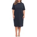 Maggy London Sheath Midi Dress In Twilight Navy At Nordstrom, Size 16W