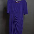 Dress Barn Dresses | Purple Knee Length Elbow Sleeve Dress | Color: Purple | Size: 16