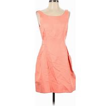 J.Crew Casual Dress - Mini: Pink Solid Dresses - Women's Size 4 Petite