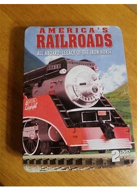 America's Railroads All Aboard: Legacy Iron Horse 2 Dvd Set Steam