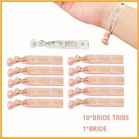 Bridal Stretch Elastic Wristband Elegant Wrist Decoration Accessories Kit For Women And Girls,White All-New,Temu