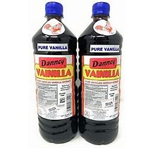 2 X Danncy Dark Pure Mexican Vanilla Extract From Mexico 33Oz Each 2
