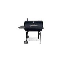 BARREL STYLE Charcoal Grill In BLACK WITH BUILT IN THERMOMETER