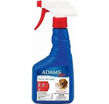 Adams Plus Pet Fleas Ticks Spray For Cats And Dogs 16 Oz.