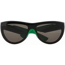 Bottega Veneta Mitre Square Frame Sunglasses - Black One Size