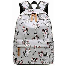 Backpack For Girls,Leisure Backpack For Girls, Middle School Backpack Girls Backpack Elementary School Bookbag For Teen Girls,White