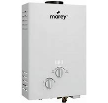 Marey Ga10fng 2.64 Gpm, 68240 Btus Natural Gas Flow Activated Tankless Water Heater