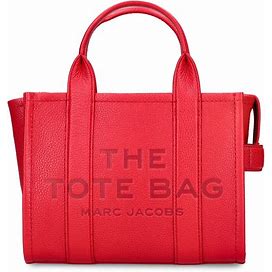 MARC JACOBS Mini Leather Tote Bag True Red