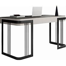 Computer Desk Modern Light Luxury Study Room 1.1m 1.2m 1.4m 1.6m Rock Board Desk Minimalist Desk With Drawer For Home Office Large Monitor Stand Work