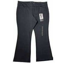NWT Studio By Torrid Black Trouser Pants Signature Ponte Stretch Size 18R