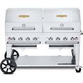 Crown Verity 60" Mobile Propane Grill Dome Package W/2 Roll Domes - CV-MCB-60RDP-LP