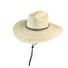 Men's Tula Hats Lifeguard Palm Straw Hat: SIZE: L/XL Natural