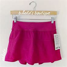 Lululemon Athletica Skirts | Lululemon Pace Rival Mid-Rise Skirt Long Tall Ripened Raspberry Size 4 New Nwt | Color: Pink/Purple | Size: 4