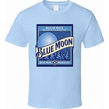 Blue Moon Belgian Beer Brewing Drink Alcohol T Shirt