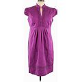 Nine West Casual Dress - Popover: Purple Dresses - Women's Size 12