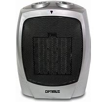 Optimus H-7004 Portable Indoor Electric Ceramic Space Heater With Thermostat