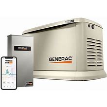 Generac Guardian 24Kw Home Standby Generator With Pwrview Transfer Switch Wi-Fi
