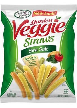 Sensible Portions Gluten-Free Sea Salt Garden Veggie Straws, 14 Oz