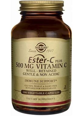 Solgar Ester-C Plus Vitamin C | 500 Mg | 100 Veg Caps