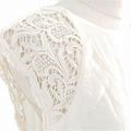Dress The Population Creamy White Lace And Chiffon Asymmetrical Dress Size Med