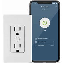 Decora Smart Wi-Fi Tamper Resistant 15A Duplex Outlet (2Nd Gen) Works With Alexa/Google/Homekit And Anywhere Companions