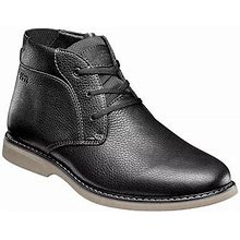 Nunn Bush Mens Otto Flat Heel Chukka Boots | Black | Regular 10 | Boots Chukka Boots | Comfort