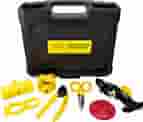Miller Advanced Fiber-Optic Tool Kit, Hard Plastic Case With EVA Foam Lining, Portable Set For Professional Electricians, Technicians, And Installers