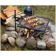 Adjust-A-Grill Solid Heavy-Gauge Steel Grill - 16in. X 16in. Grilling Surface