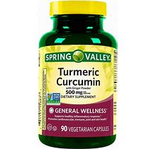 Spring Valley Turmeric Curcumin 500Mg With 50Mg Ginger Powder