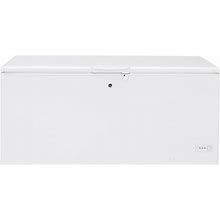 GE FCM22L 74 Inch Wide 21.7 Cu. Ft. Energy Star Rated Chest Freezer With Door Lock White Refrigeration Appliances Freezers Chest Freezers
