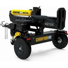 Champion Power Equipment 201091 PRO Grade 40-Ton Horizontal/Vertical Full Beam Gas Log Splitter With Auto Return