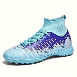 Unisex Football Shoes, Football Cleats, Soccer Shoes, High Top Turf Soccer Athletic Sneakers, Anti-Slip Comfortable Training,Customer-Favorite,Temu