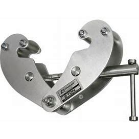 OZ Lifting Beam Clamp, Stainless Steel, 2 Ton