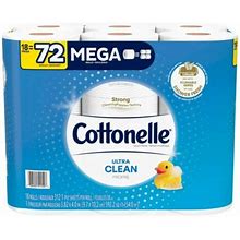 Cottonelle Ultra Clean Toilet Paper 18 Mega Rolls