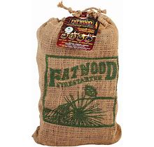 Fatwood 8 Lb. Fire Starter In Burlap Bag 09908 Pack Of 6 Fatwood 09908