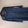 Chadwicks Dresses | Chadwicks Of Boston Vintage Denim Faux Button Front Lng Sleeved Midi Shirt Dress | Color: Blue | Size: 14